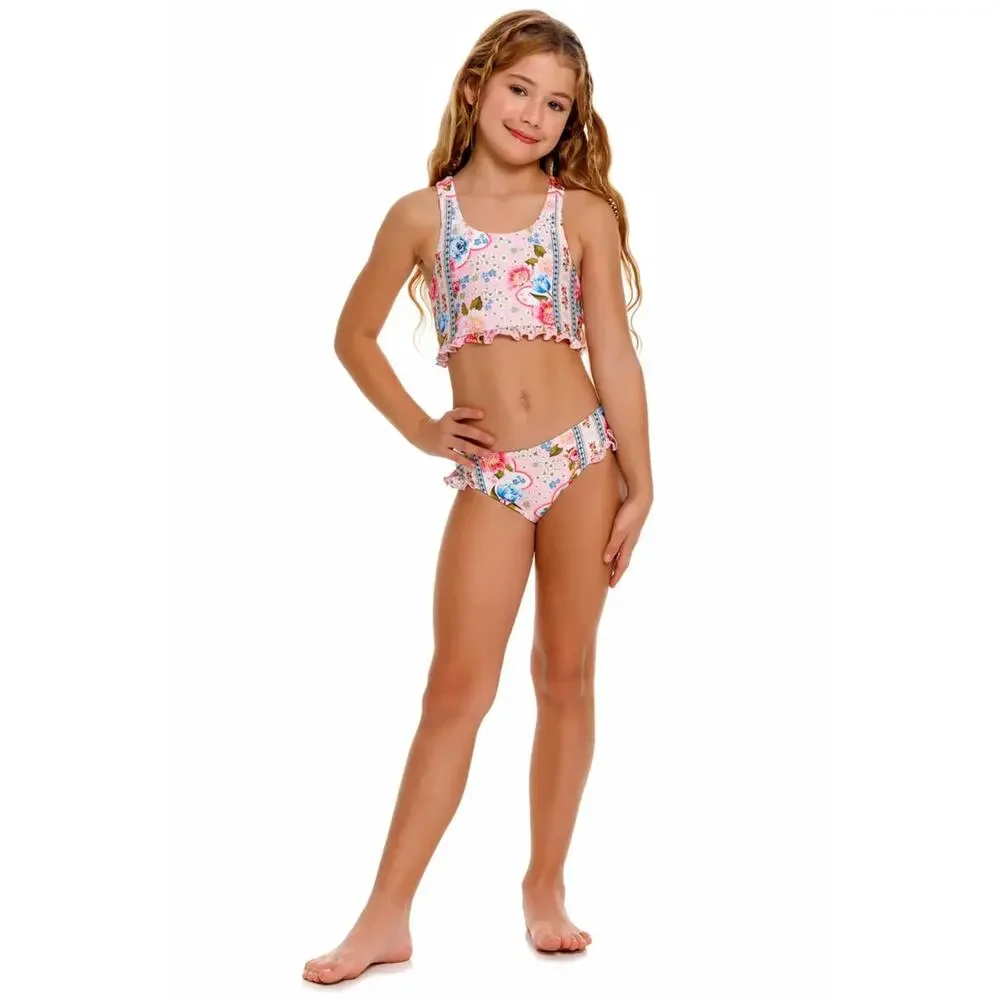 Agua Bendita Aleida MERAKI  Kid's Bikini Set NWT SIZE 2 8 12 14